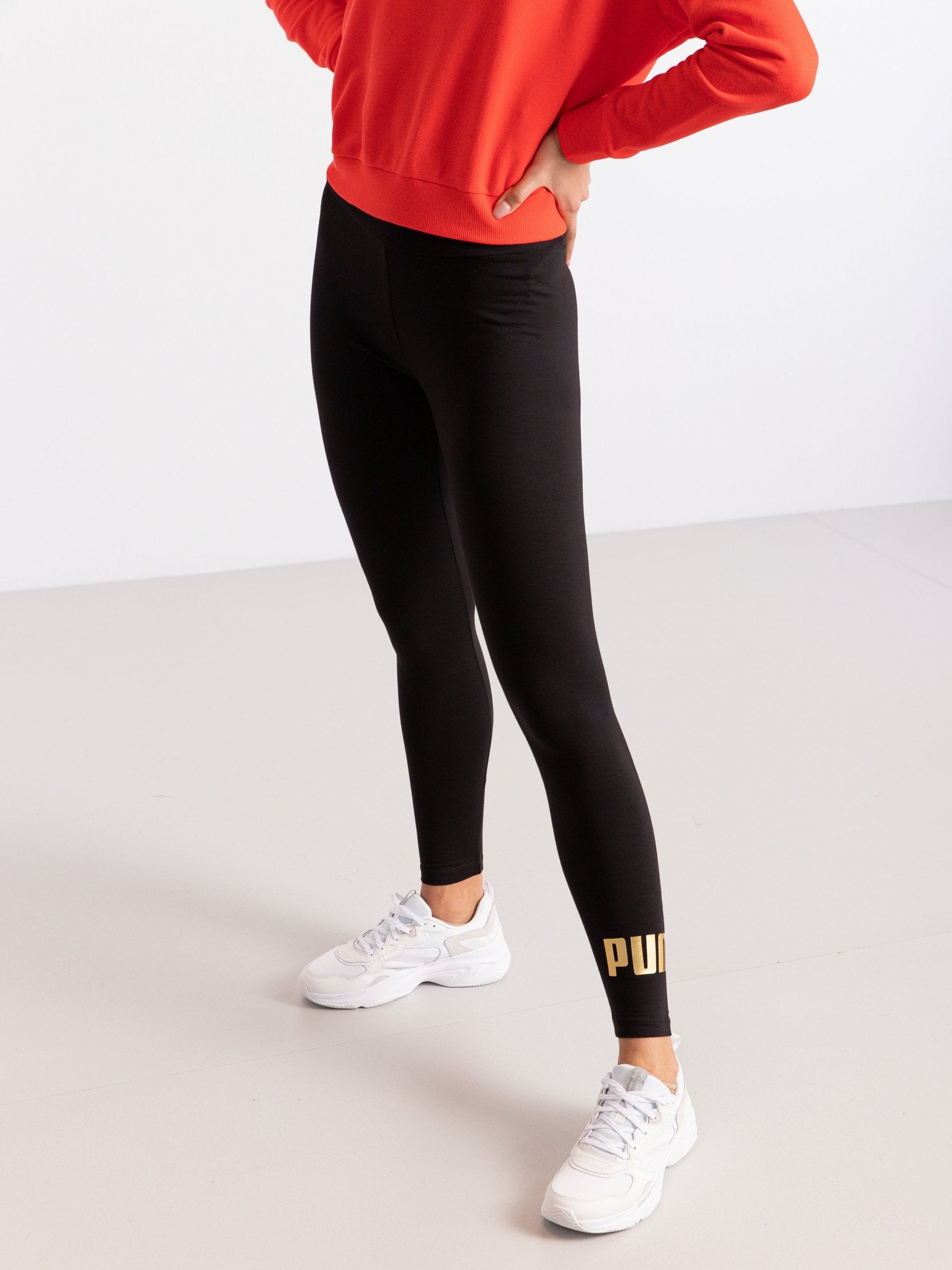 Puma essential logo leggings best sale